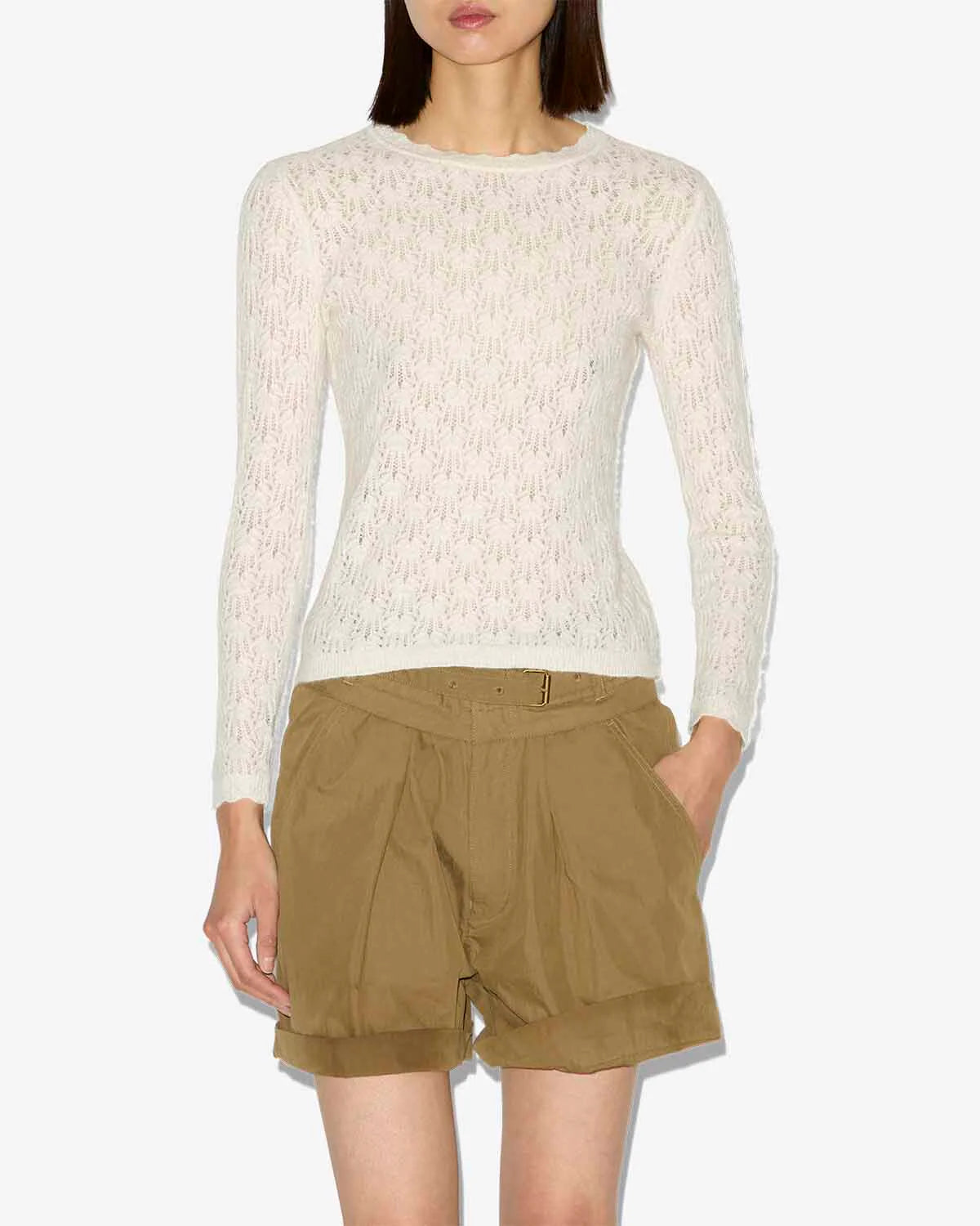 Obeline Sweater in Ecru