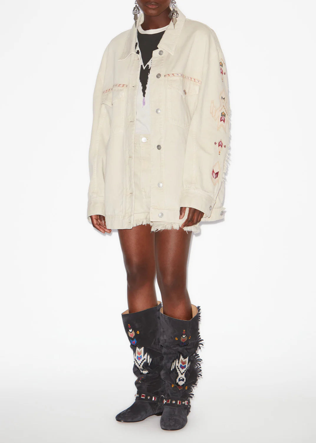 Manona shirt - ecru - Isabel Marant
