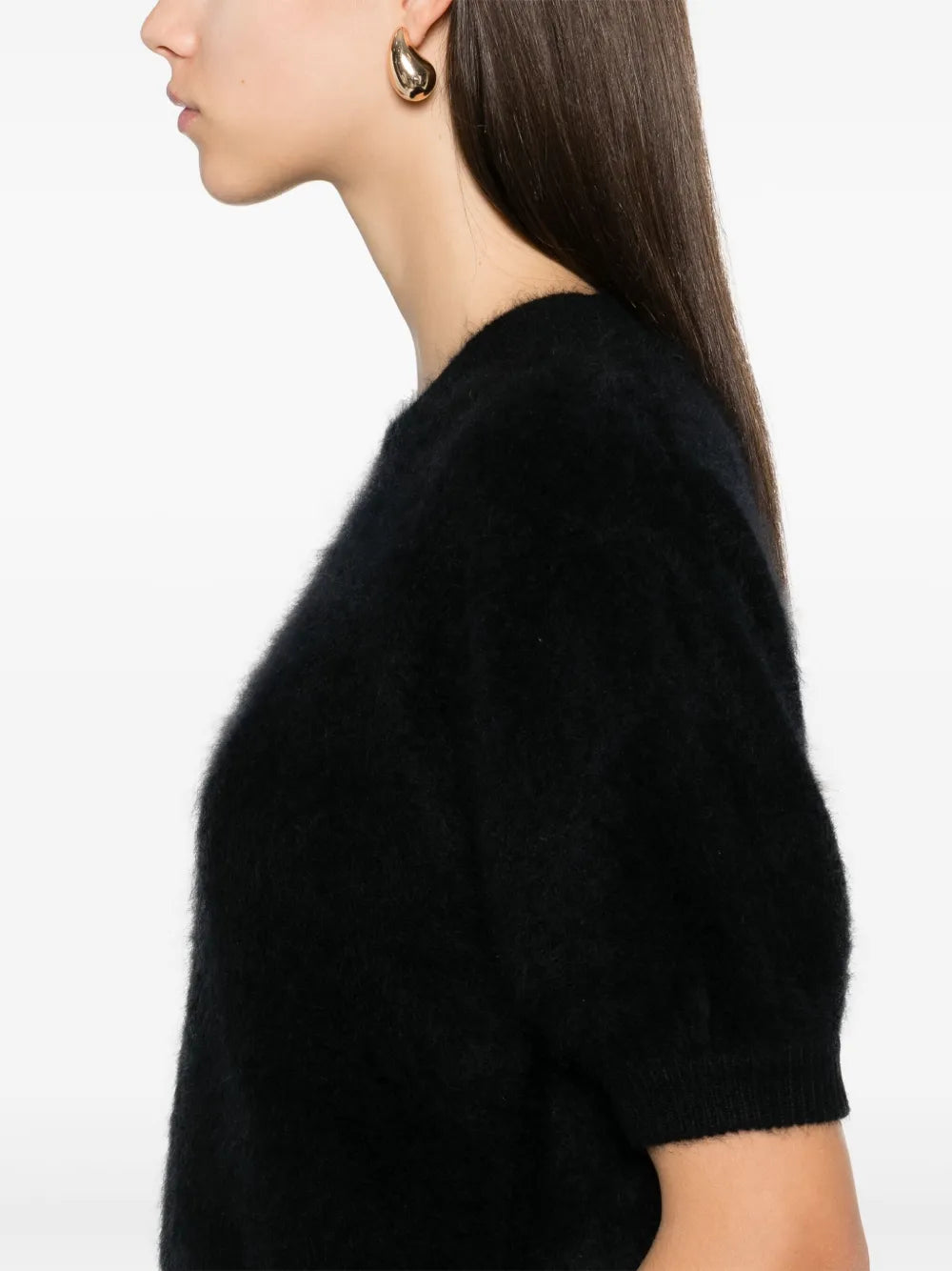 Juniper Sweater in Black Brushed