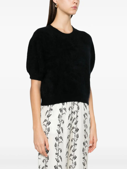 Juniper Sweater in Black Brushed