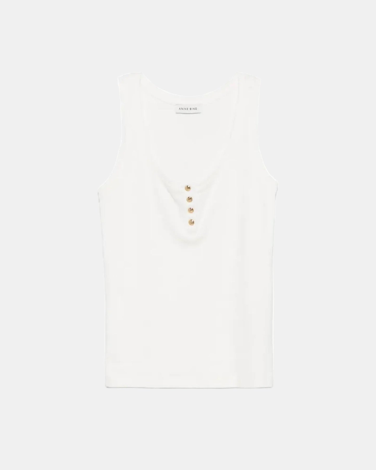 Alessia Tank in Ivory