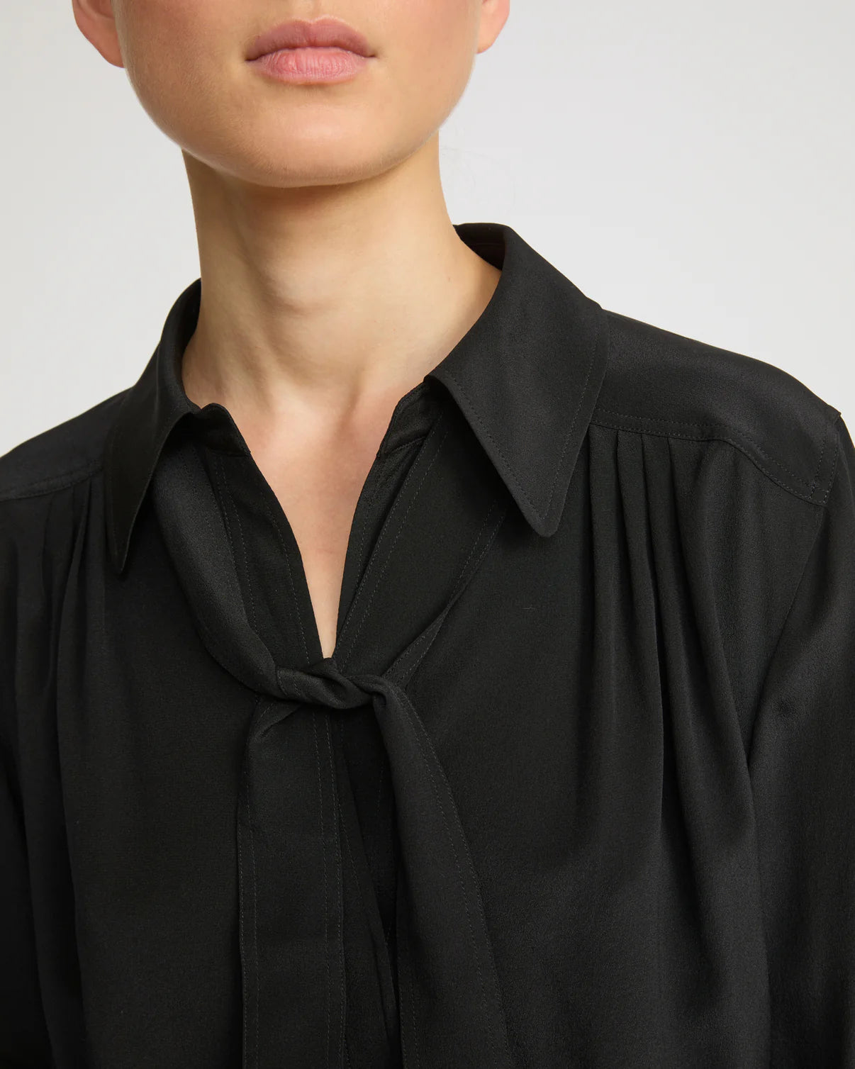 Light Silk Crepe Blouse