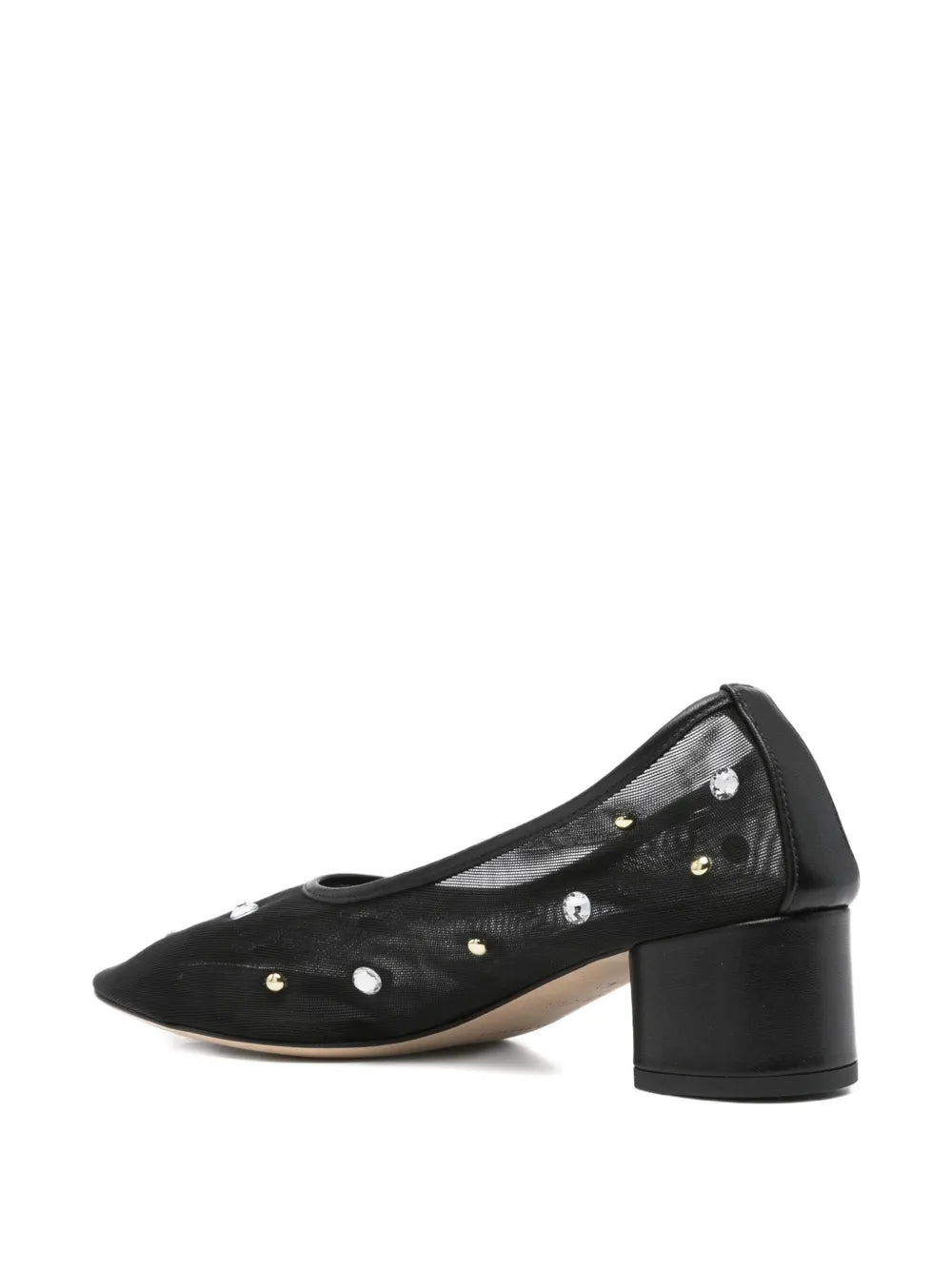 Balla Pump in Black Crystals And Studs