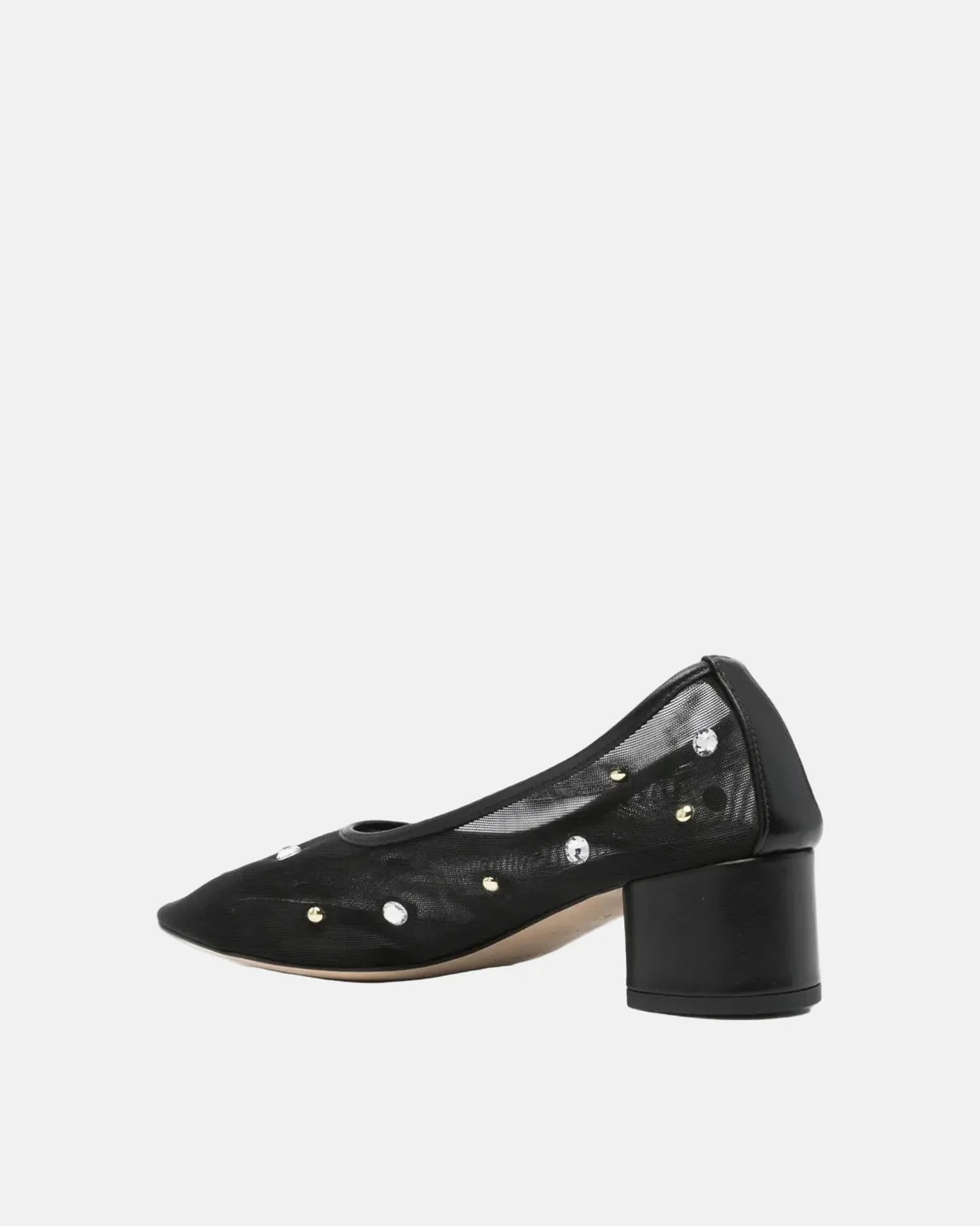 Balla Pump in Black Crystals And Studs