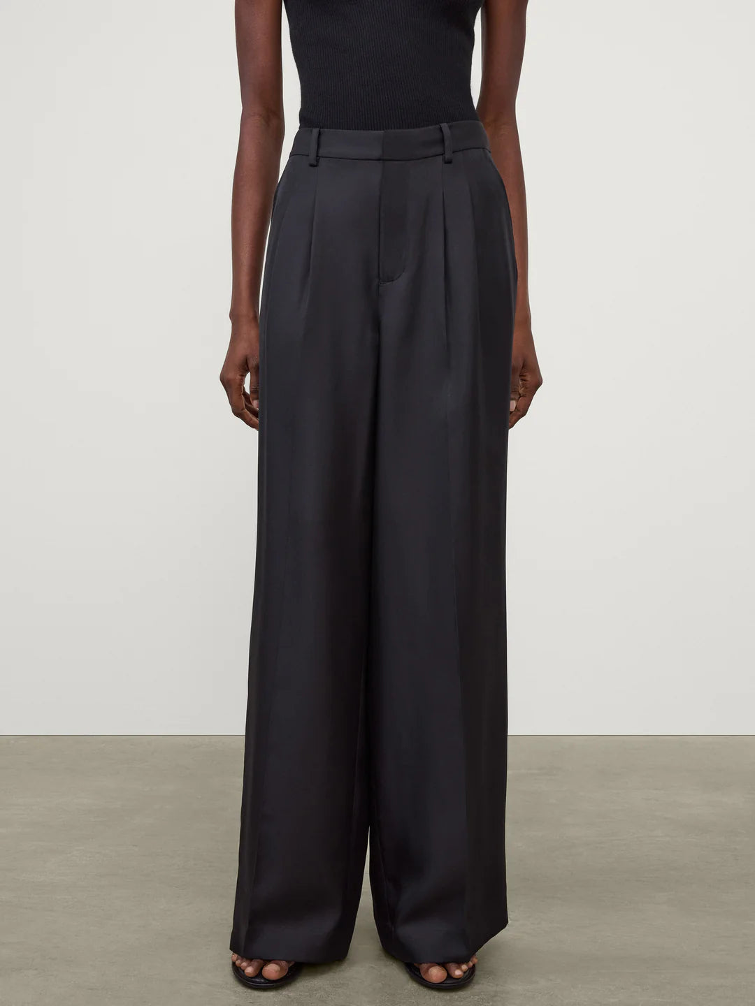 Tailored Wide Leg Trousers