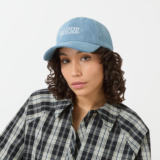 Washed Denim Cap