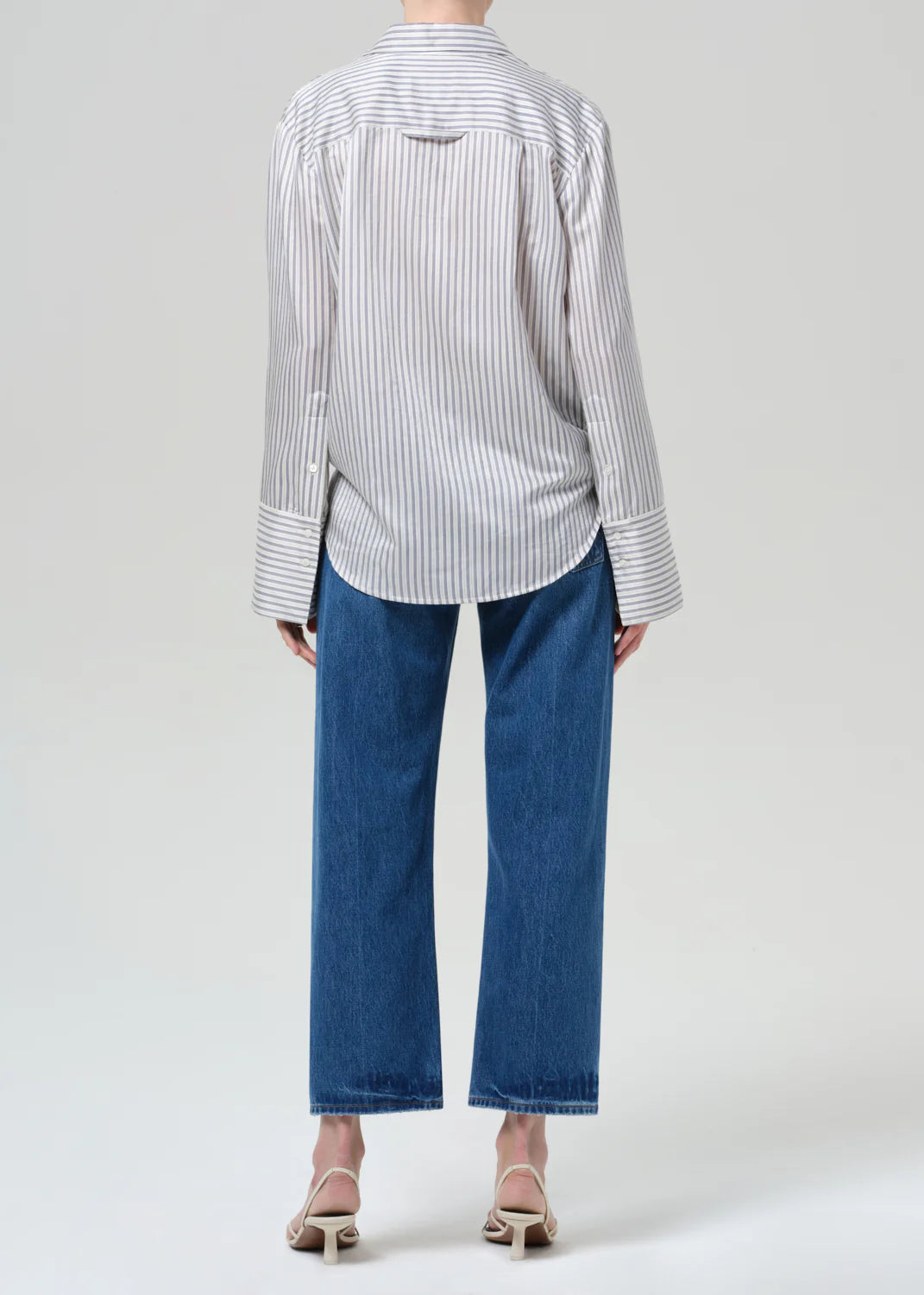 Faye Vintage Straight Jean in Azure Blue