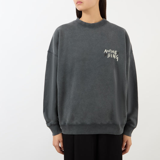 Miles Empowerment Sweatshirt in Washed Black