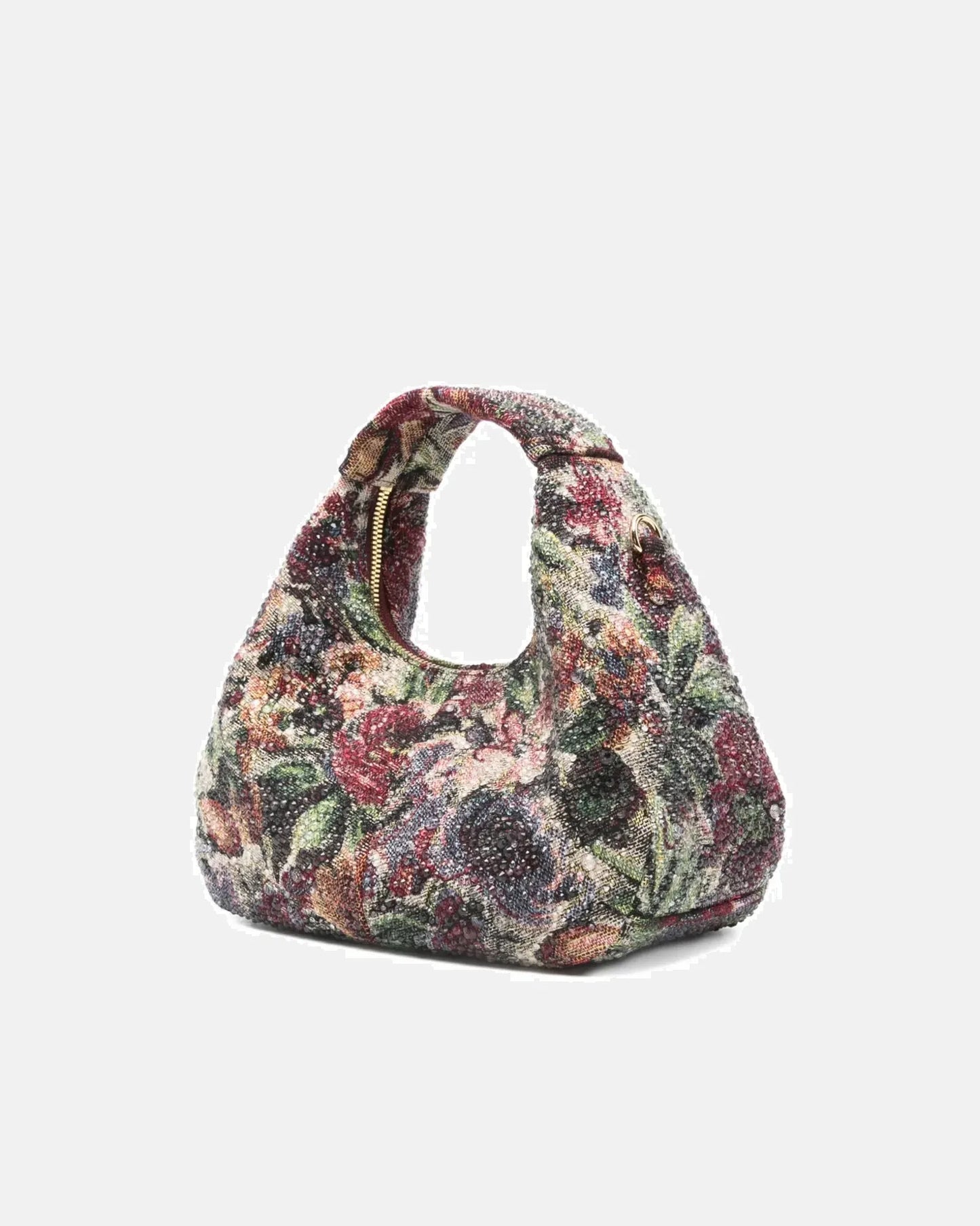 Hobo Mini Tapestry Strass Bag in Tawny Port