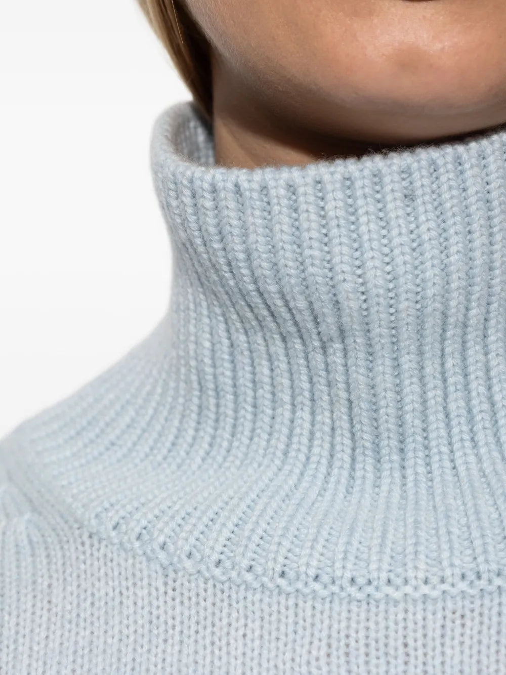 Heidi Turtleneck Sweater in Horizon Blue