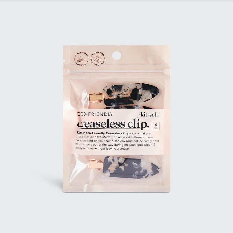 Creaseless Clips in Black Terrazzo