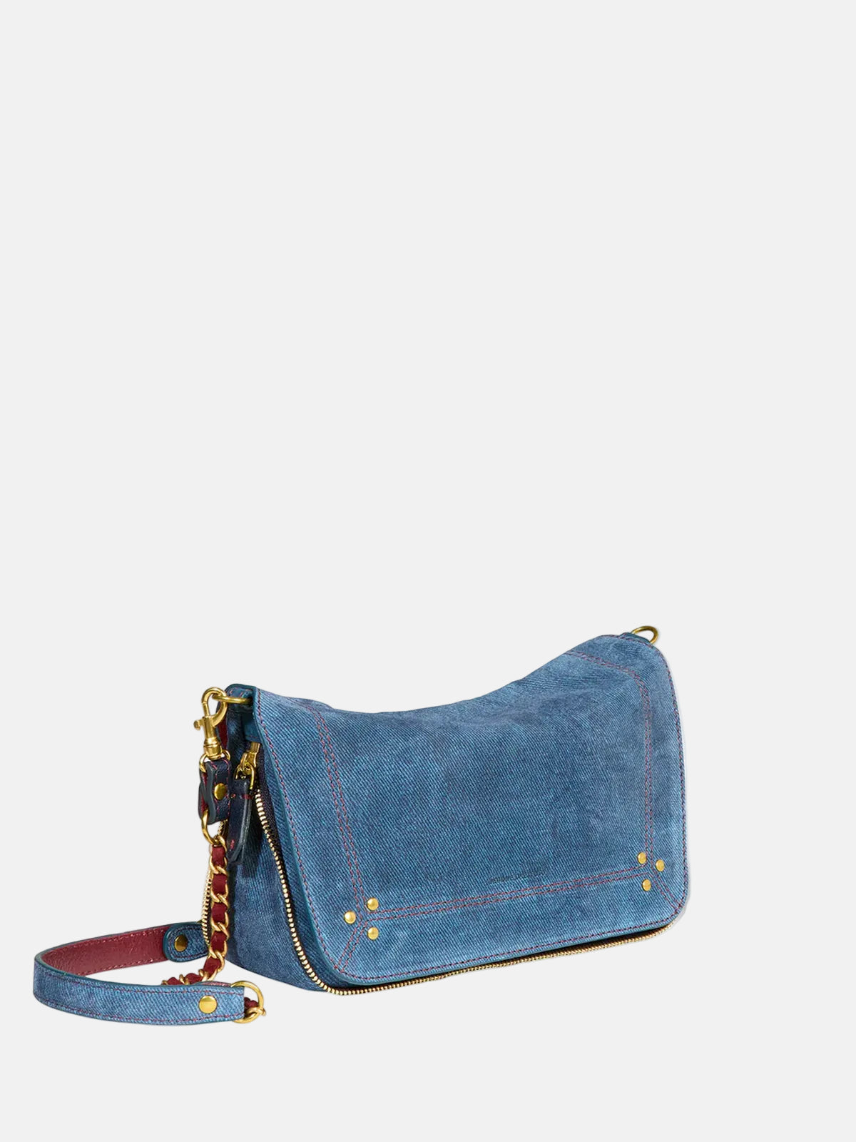 Bobi S Bag in Split Suede Jeans