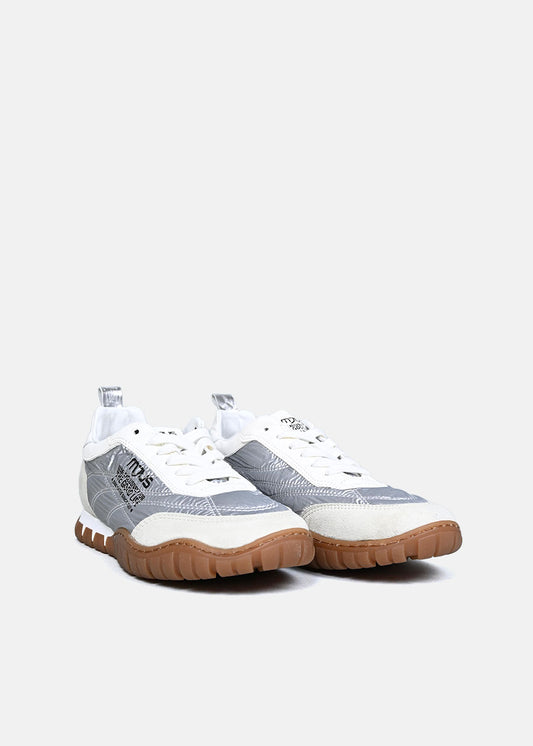 Tyre Technical Fabric Sneakers in Silver/Taupe