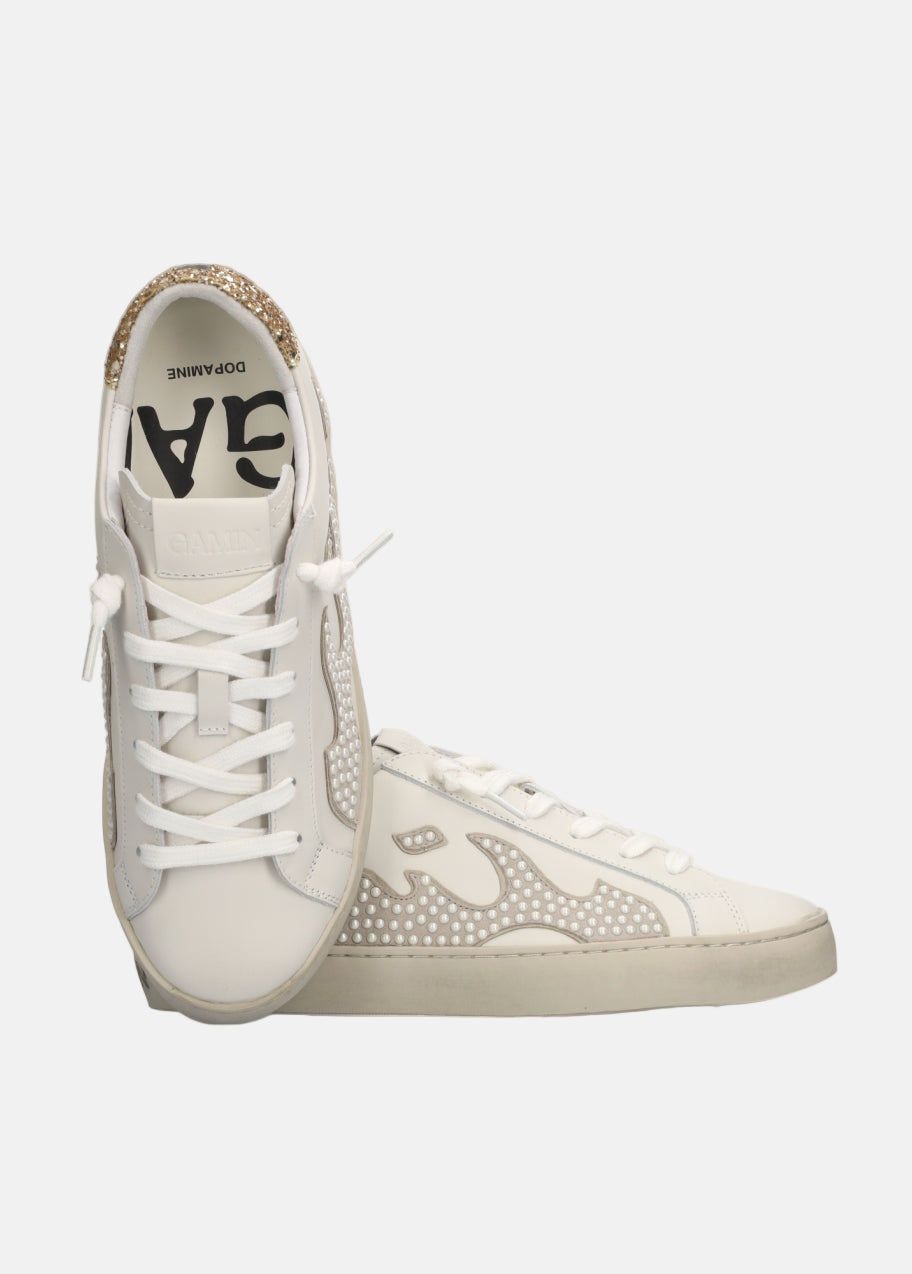 Gamin Sneakers in Blanco White