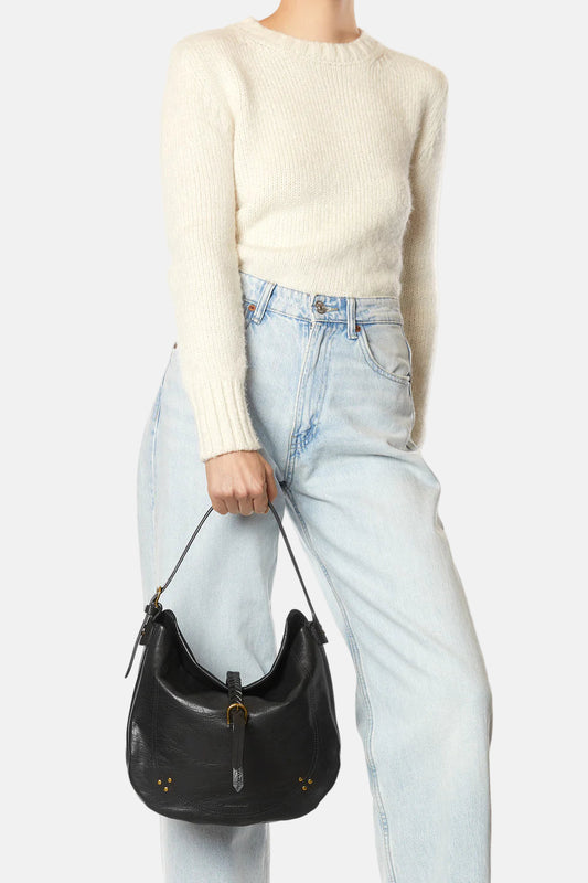 Luis Bag in Goatskin Black