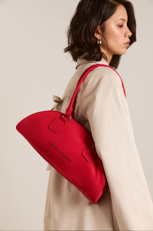 Berta Bowler Bag in Red