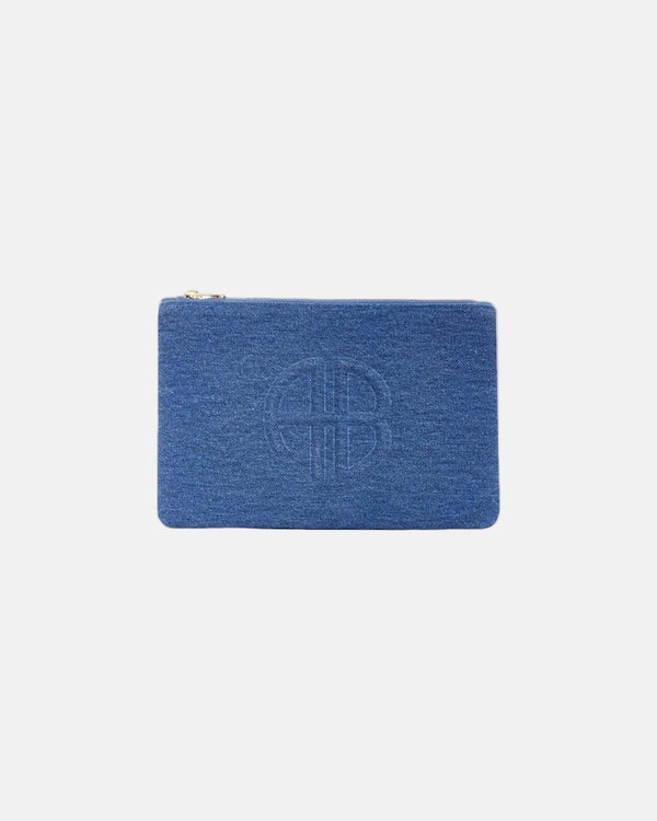 Lili Pouch in Cascade Blue