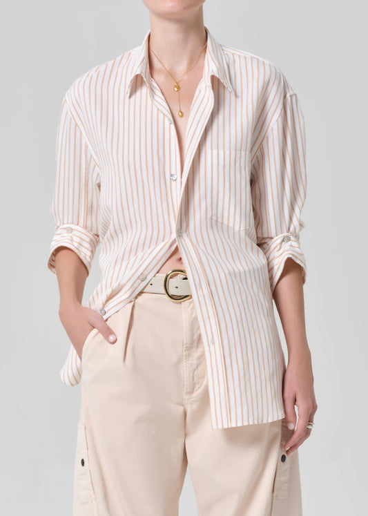 Kayla Shirt in Sherbet Stripe