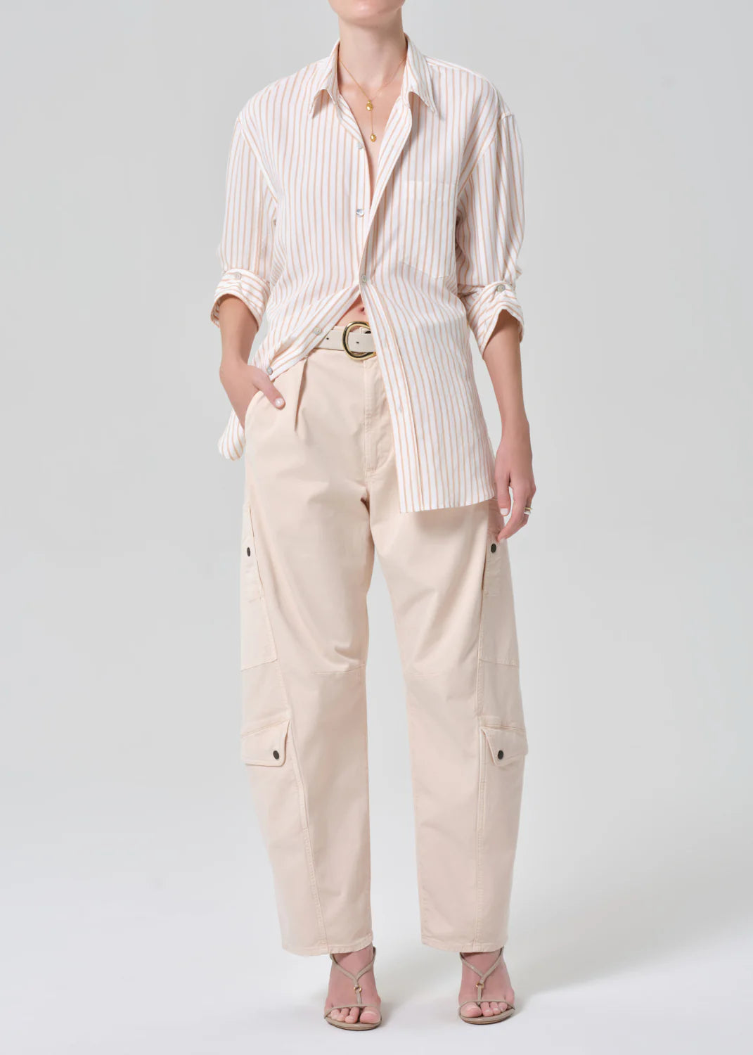 Kayla Shirt in Sherbet Stripe