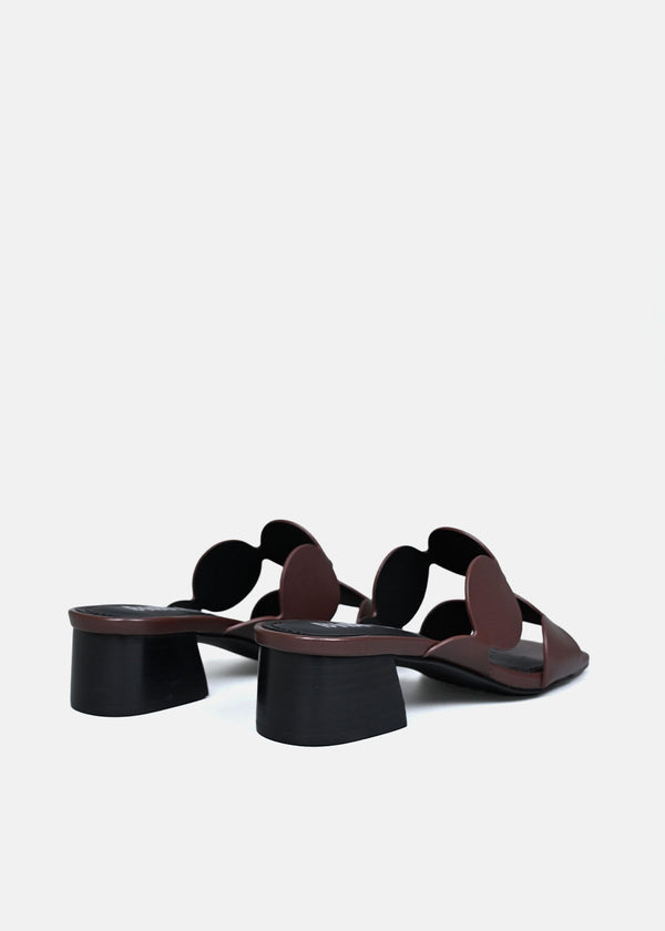 Onami Heeled Sandals in Brown