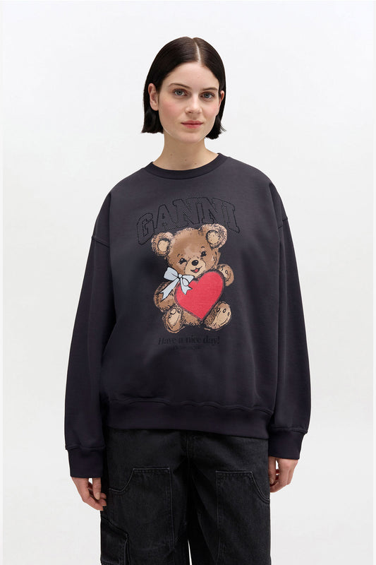 Bear Sweatshirt in Grey