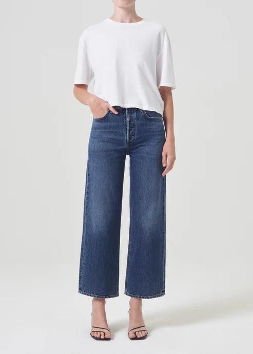 Ren High Rise Wide Leg Jeans in Control