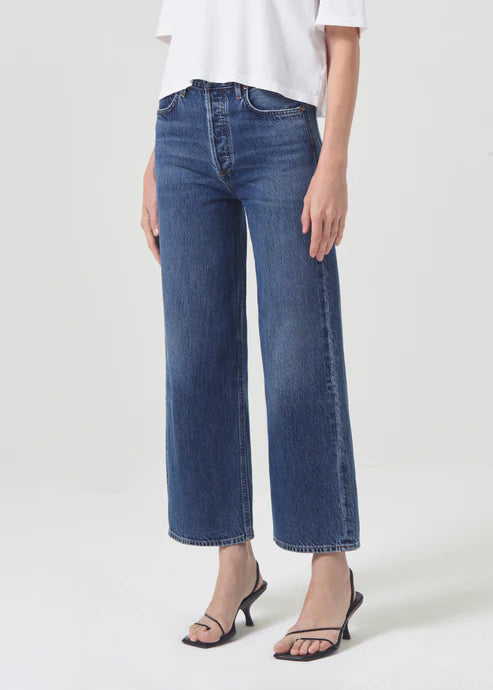 Ren High Rise Wide Leg Jeans in Control