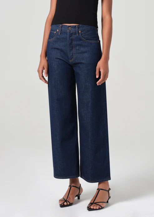 Ren High Rise Wide Leg Jeans in Rinse