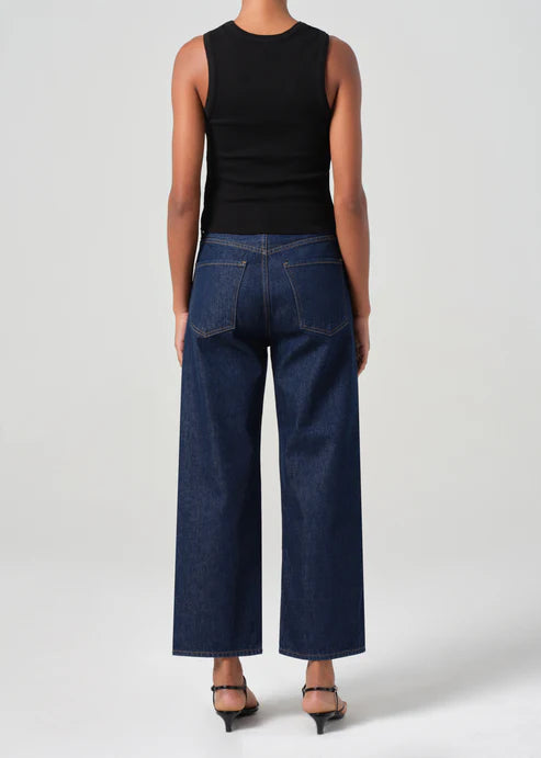 Ren High Rise Wide Leg Jeans in Rinse