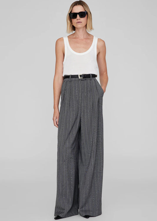 Lou Trouser in Black/Grey