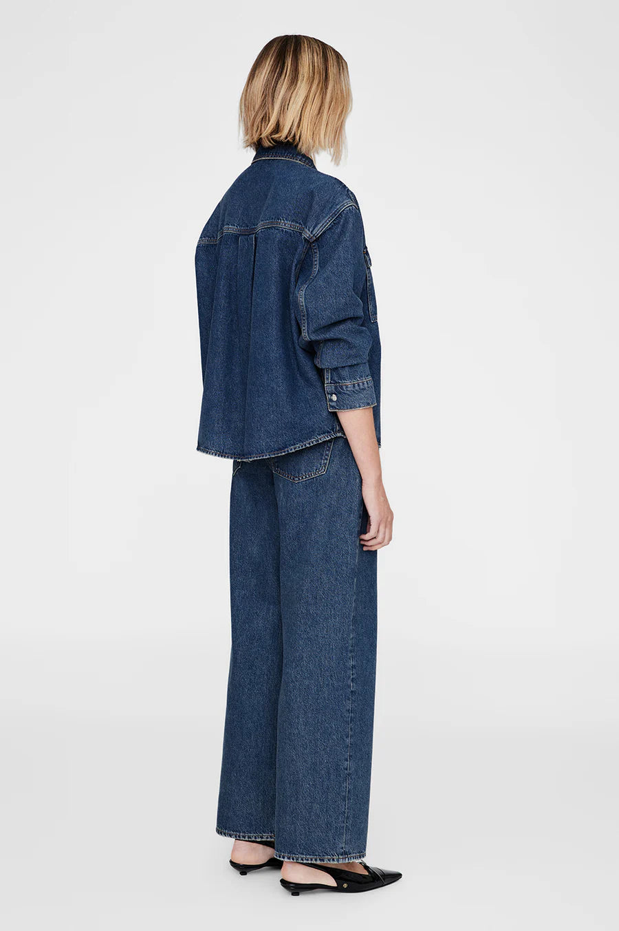 Paxton Shirt in Sea in Blue