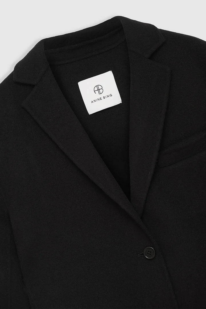 QUINN BLAZER BLACK - ANINE BING
