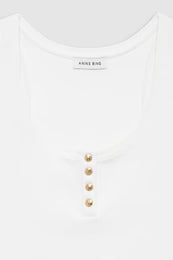 Alessia Tank in Ivory