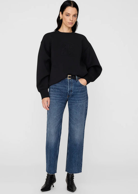 Alto Sweatshirt Framed Monogram in Black