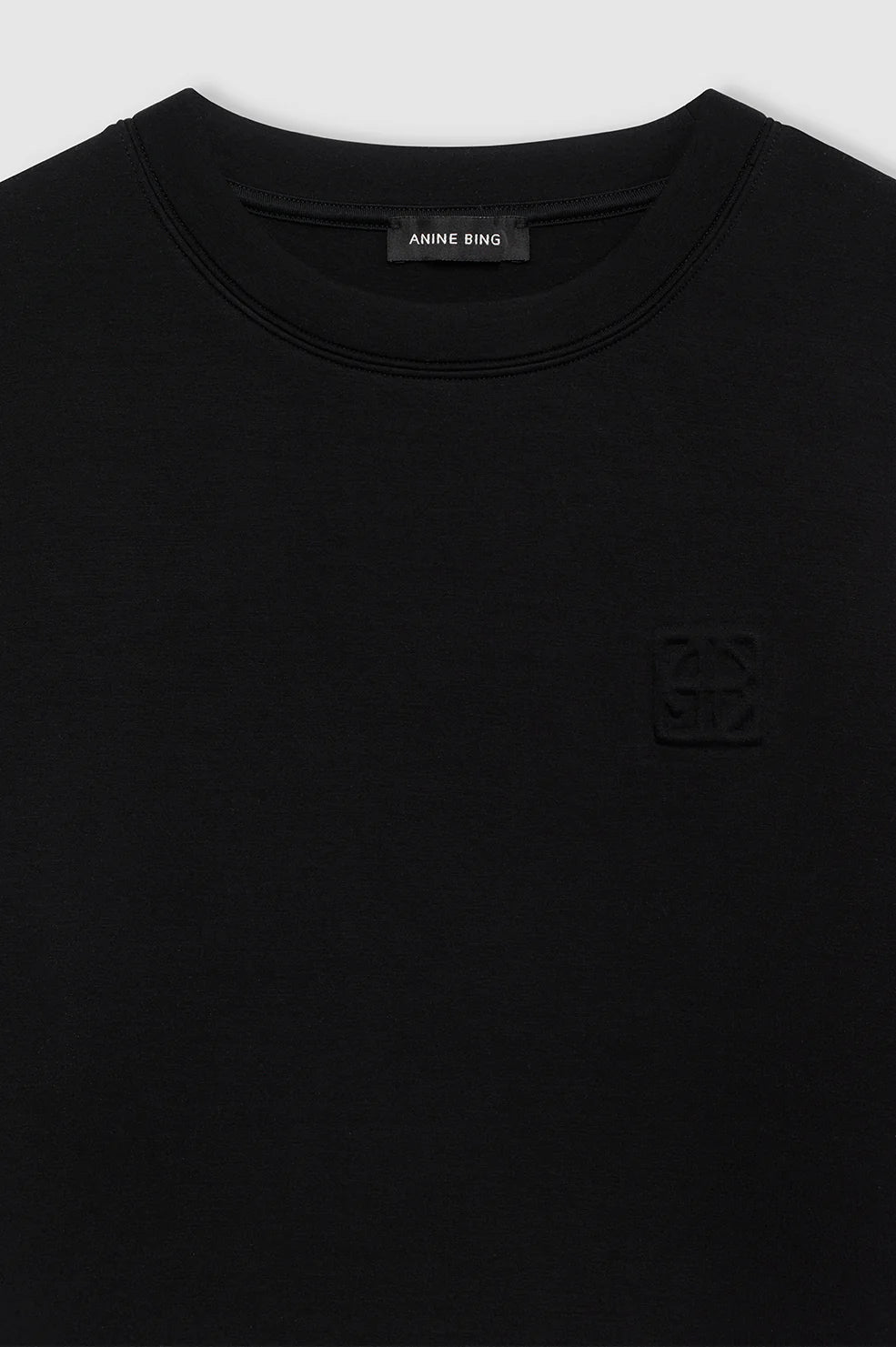 Jadon Sweatshirt Framed Monogram in Black