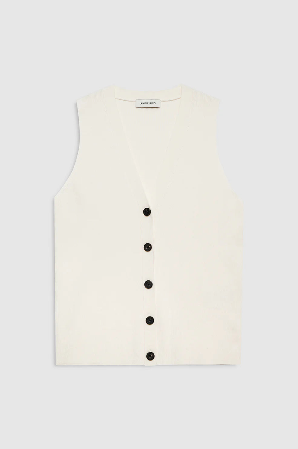 Lawrence Vest in Ivory