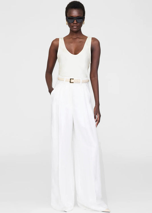 Lea Top Snow in White