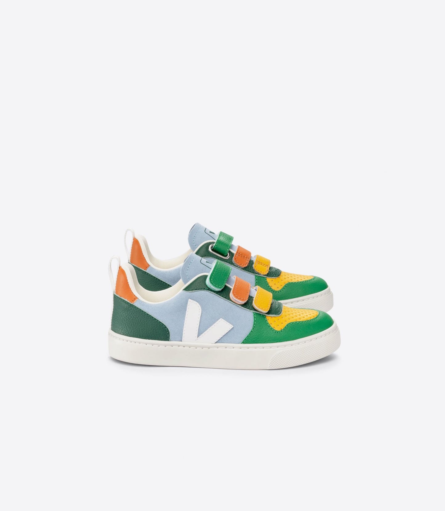 Kids V10 Suede in Multico Steel