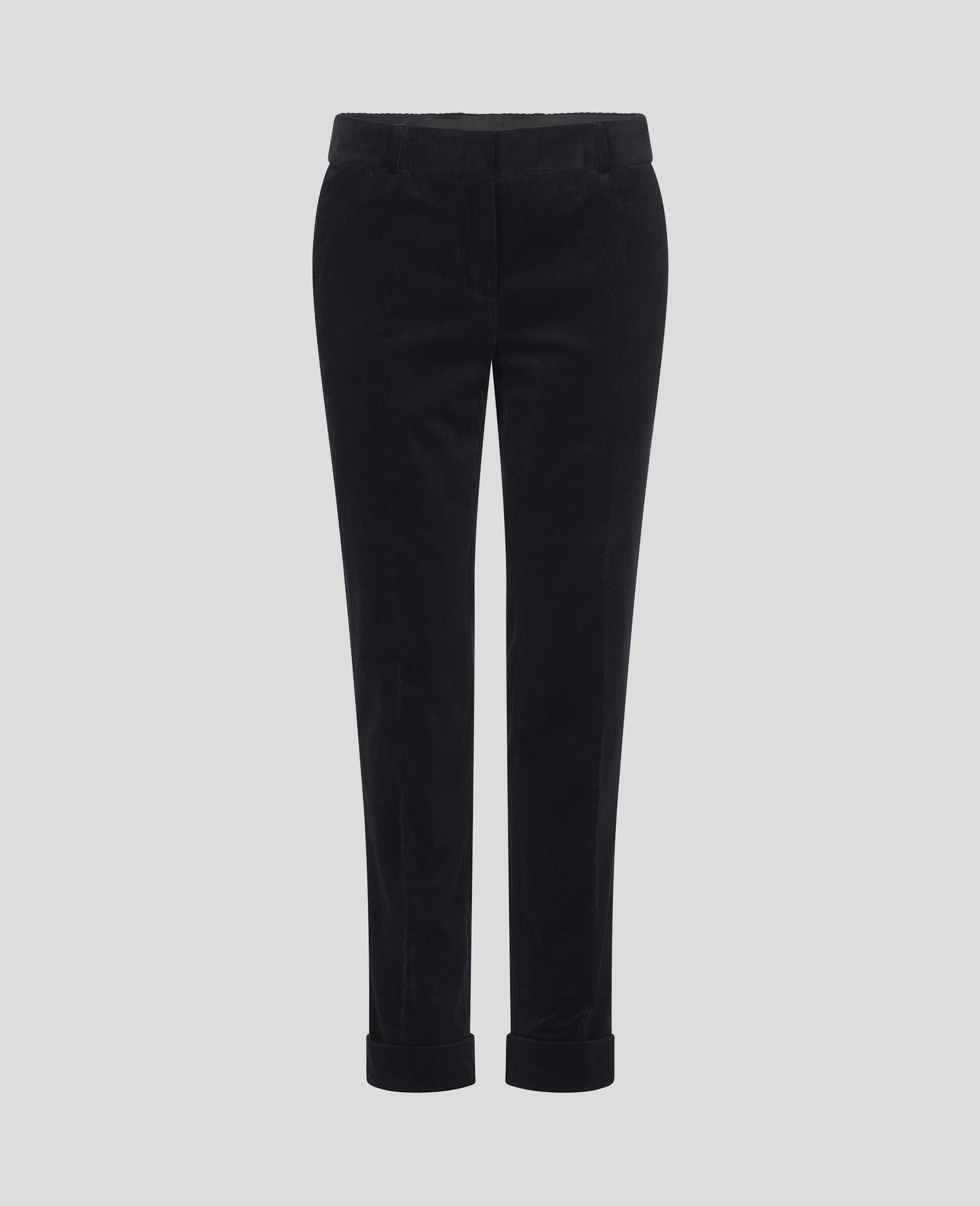 Bella Cord Trousers in Black