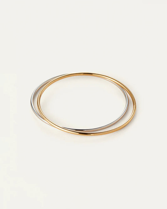 Dane Bangle Set in Two-tone