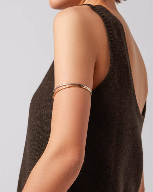 Dane Bangle Set in Two-tone