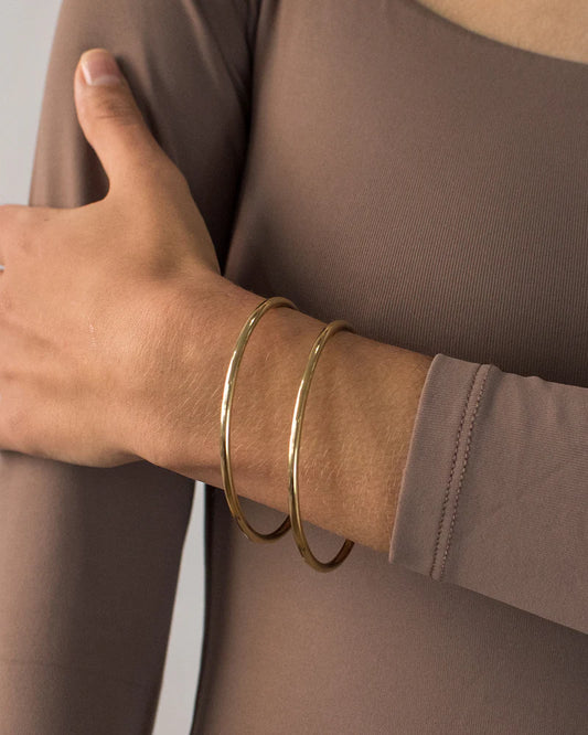 Dane Bangle Set in Gold