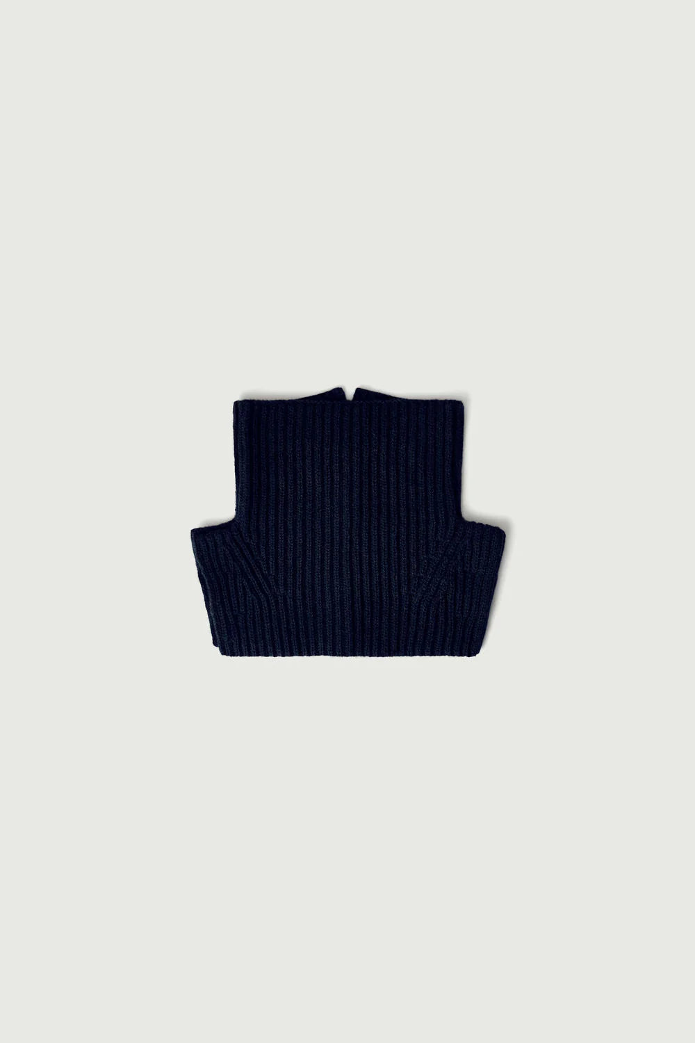 Gad Ribbed Collar in Navy