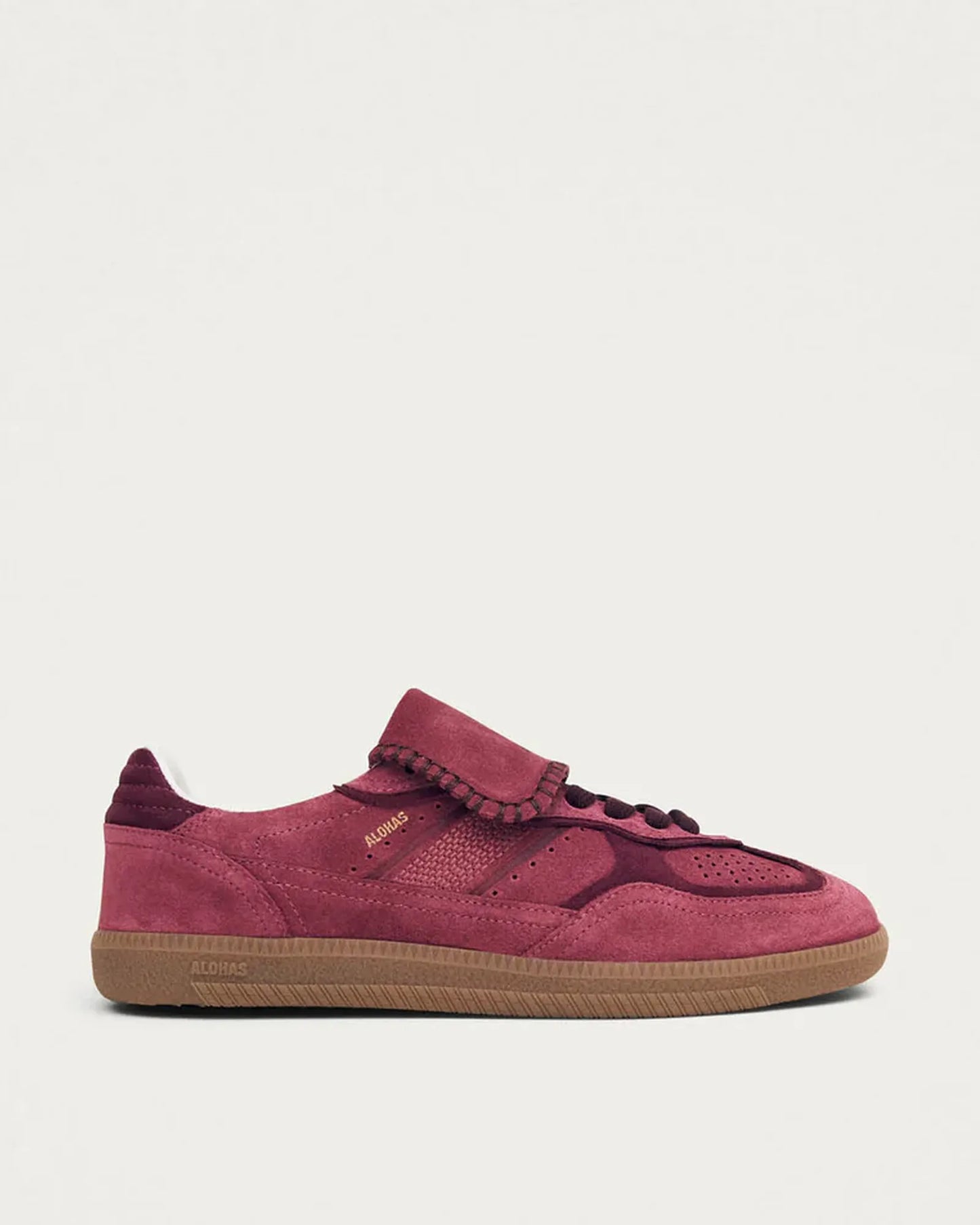 TB490 Club Suede Sneakers in Raspberry Leather