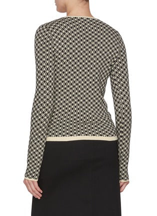 Numeric Logo Cotton Knit Jumper
