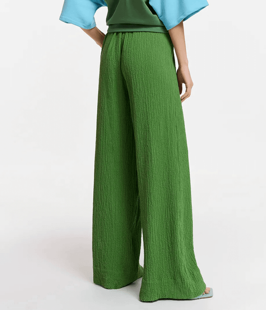 Elasticated Pants in Green
