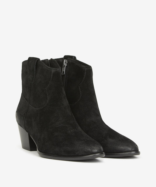 Fame Boot in Black Suede