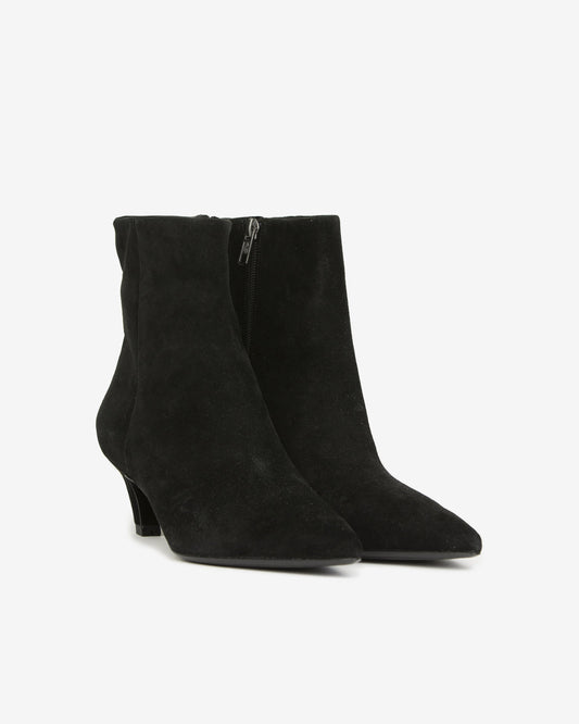 Vicky Boot in Black Suede