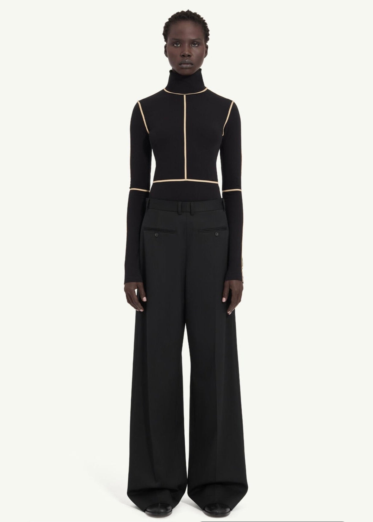 Long Sleeve Top in Black
