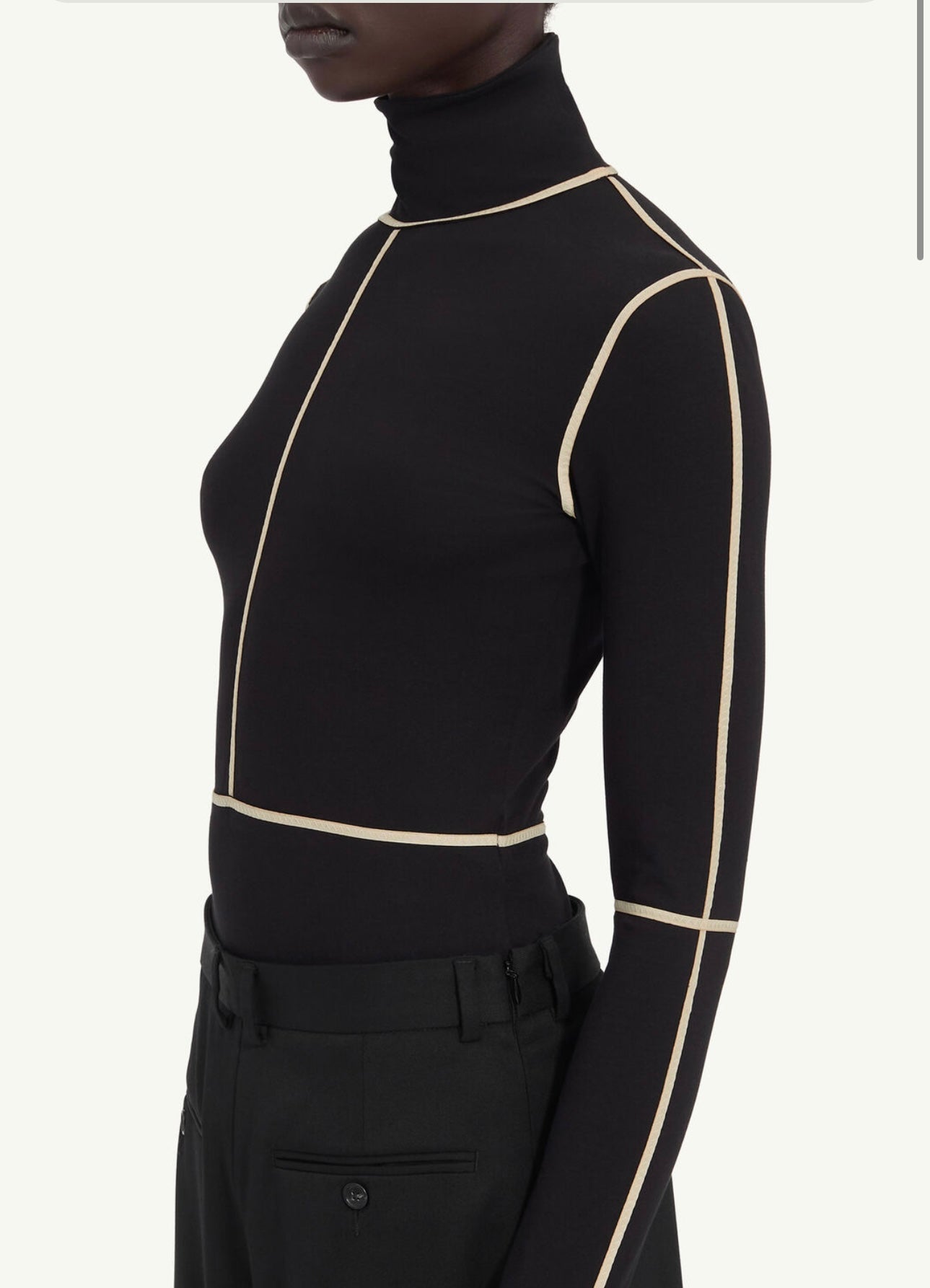 Long Sleeve Top in Black